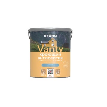 Антисептик кроющий VANTY  голубой 2,5л (3шт) Krona С6035