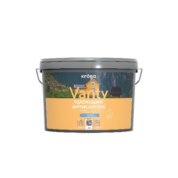 Антисептик кроющий VANTY  голубой 9л Krona С6037