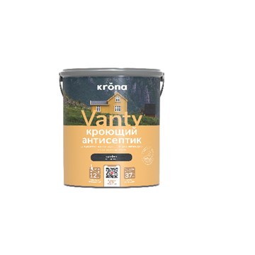 Антисептик кроющий VANTY  графит 2,5л (3шт) Krona С6042
