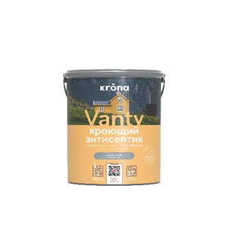 Антисептик кроющий VANTY  дымчатый 2,5л (3шт) Krona С6046
