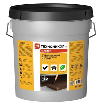 Праймер битумный универсальный на водной основе AquaMast 15 кг/20 л М9676