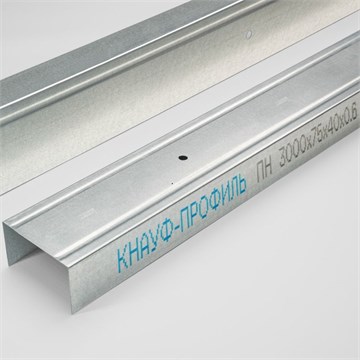Профиль ПН  75/40/3м, 0,6мм КНАУФ(8/уп,120шт/блок)(111761) В7221