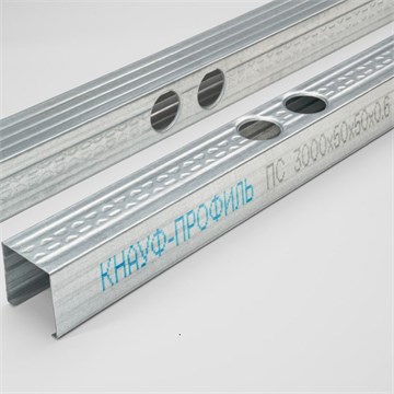 Профиль ПС  50/50/3м, 0,6мм КНАУФ(8/уп, 128/блок)(216628) В3348