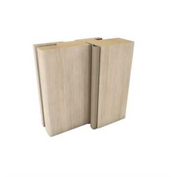 Коробочный брус ПВХ 70х26х2070 мм Лиственница кремовая телескоп с уплотнителем М0378