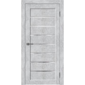 Дверное полотно L2 ПВХ Бетон снежный  600х2000 мм Р9328