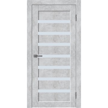 Дверное полотно L1 ПВХ Бетон снежный 600х2000 мм Р9325