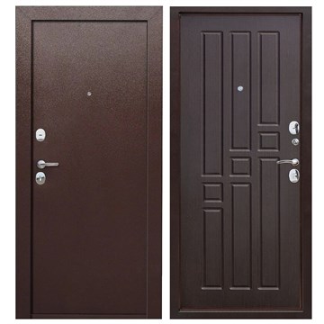 Дверь металл Гарда 6 см Венге 960х2050 мм правая И8811
