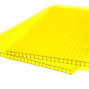 Поликарбонат  4мм 2,1м*6м  желтый А8837