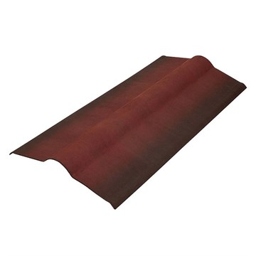 Коньковый элемент красный L=1 м А1160