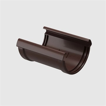 Соединитель желобов Docke Lux шоколад С7479