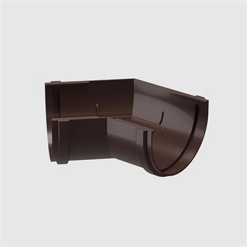 Угол желоба 135˚ Docke Premium шоколад С9324