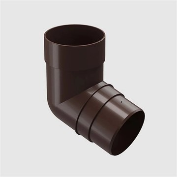 Колено трубы 72˚ Docke Premium шоколад С9328
