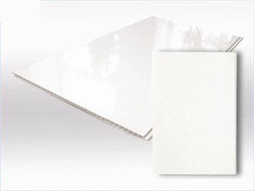 Панель ПВХ белая глянец 3x0,375x0,008 м Б5614