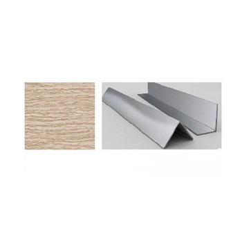 Угол 20х20 ДУБ СЕВЕРНЫЙ  2,7м (25шт/уп) Идеал У 20 213 И5465