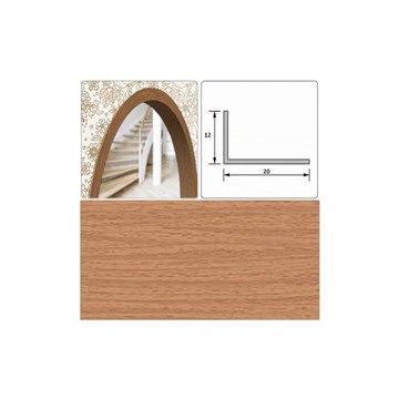 Угол арочный 20*12мм 2.7м БУК  (25шт/уп) Идеал А20 231 И9095