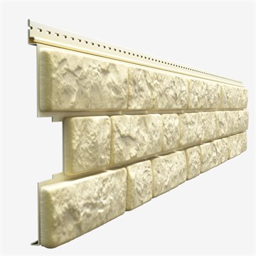 Сайдинг Docke LUX, под камень Bergart 1809×285 кешью 0,52 м2 (14 шт/уп) С6800