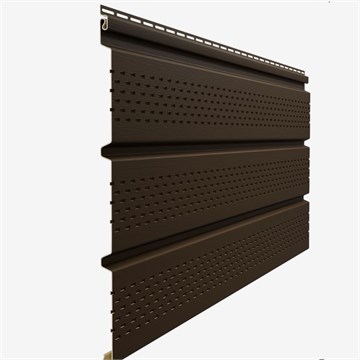 Софит Docke Standard T4 перфорированный 3000×305 шоколад 0,92м2/шт (16шт/уп) С6746