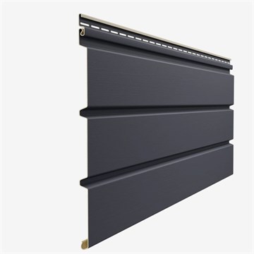 Софит Docke Premium, перфорированный 3000×305 графит 0,92м2/шт (16шт/уп) С6734