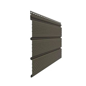 Софит Docke Premium, перфорированный 3000×305 каштан 0,92м2/шт (16шт/уп) С6733