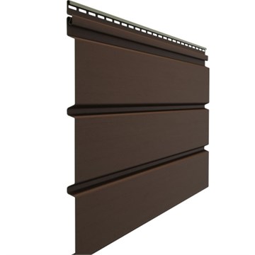 Софит Docke Premium, сплошной 3000×305 каштан 0,92м2/шт (16шт/уп) С6729