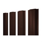 Штакетник метал. П-образный с прямым резом 0,50x100 ПЭ Р1219