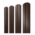 Штакетник метал. Твин фигурный 0,40x100 ПЭ двухсторонний С7167