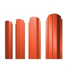 Штакетник метал. П-образный фигурный 0,50x100 Сатин И4303