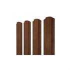 Штакетник метал. Прямоугольный фигурный 0,45x118 ПЭ двухсторонний М1937