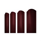 Штакетник метал. Круглый фигурный 0,50x128 ПЭ Р1215