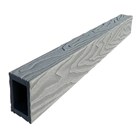 Балясина 3D 50x50 мм, серый 3 м Т1251