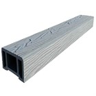 Перила 3D 90x45 мм, серый 3 м Т1250