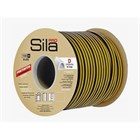 Уплотнитель промышленный SILA PRO  D 21*15 черный (50м) Польша (2 шт) И2004