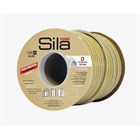 Уплотнитель SILA HOME D 9*7,4мм  белый  (100м) Польша (6 шт) И1996