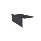 Торцевая планка для г\ч. 100x20x70 мм Velur X , 2 м М6142