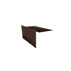Торцевая планка для г\ч. 130x25x100 мм, 2 м GL, RAL6005 (зеленый мох) М1681
