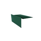 Торцевая планка для г\ч. 100x20x70 мм, 2 м GL, RAL6005 (зеленый мох) Л6595 - фото 7032