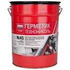 Герметик бутил-каучуковый ТехноНИКОЛЬ №45 серый 16 кг для герметизации межпанельных швов В1978 - фото 7666