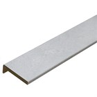 Наличник ПВХ 75х6х2150 мм Бетон снежный телескоп Р9334