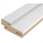 Коробочный брус ПВХ 70х26х2070 мм Сатин белый телескоп с уплотнителем М9727