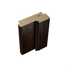 Коробочный брус ПВХ 70х26х2070 мм Орех макадамия телескоп с уплотнителем М0380