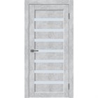 Дверное полотно L1 ПВХ Бетон снежный 700х2000 мм Р9326
