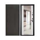 Дверь входная LS21 Белый ясень Зеркало 960х2050 мм левая (фурнитура внутри) С5203