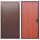 Дверь металл Стройгост 5 РФ Рустикальный дуб 860х2050 мм левая К8203