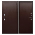 Дверь металл 7 см Гарда Медный антик металл/металл 860х2050 мм левая Н0336