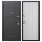 Дверь металл 7,5 Гарда муар Белый ясень 960х2050 мм правая Н1407