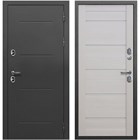 Дверь металл ISOTERMA Серебро Лиственница беж Царга 860х2050 мм правая Р3219