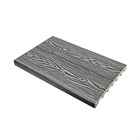 Доска-ступень полнотелая ДПК Step 3D 320x24 мм, серый 4 м С6081