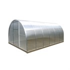 Теплица под поликарбонат УСИЛЕННАЯ 4м*2,1м*3м оцинкованная 25*25 ( 2 ТОРЦА+5 ДУГ) БАЗА С2061