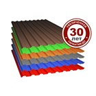 Профилированный Поликарбонат ГРАФИТ МП-20   0,8 мм 1,15*2 м Р7960