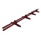 Снегозадержатель трубчатый Прайм Про 3 м (для фальцевой кровли) С3568